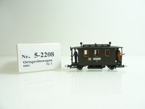 Technomodell H0e 5-2208 Personenwagen mit Oberlicht der DR in OVP PR155