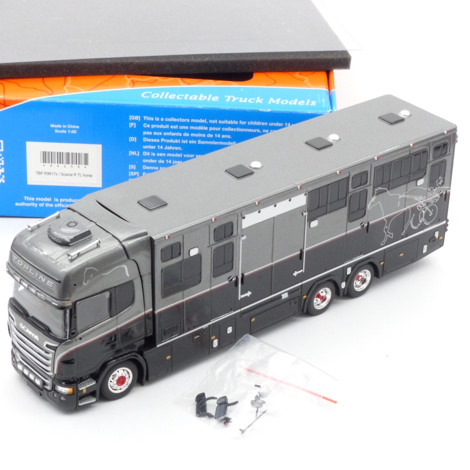 Tekno / Herpa 1:50 Nr.: R9817s Scania R TL Sattelzug Horse, in OVP EX471 – Bild 3
