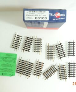 Tillig 83103 Gleisstück 41,5mm 12 Stück siehe Foto in OVP CK5417
