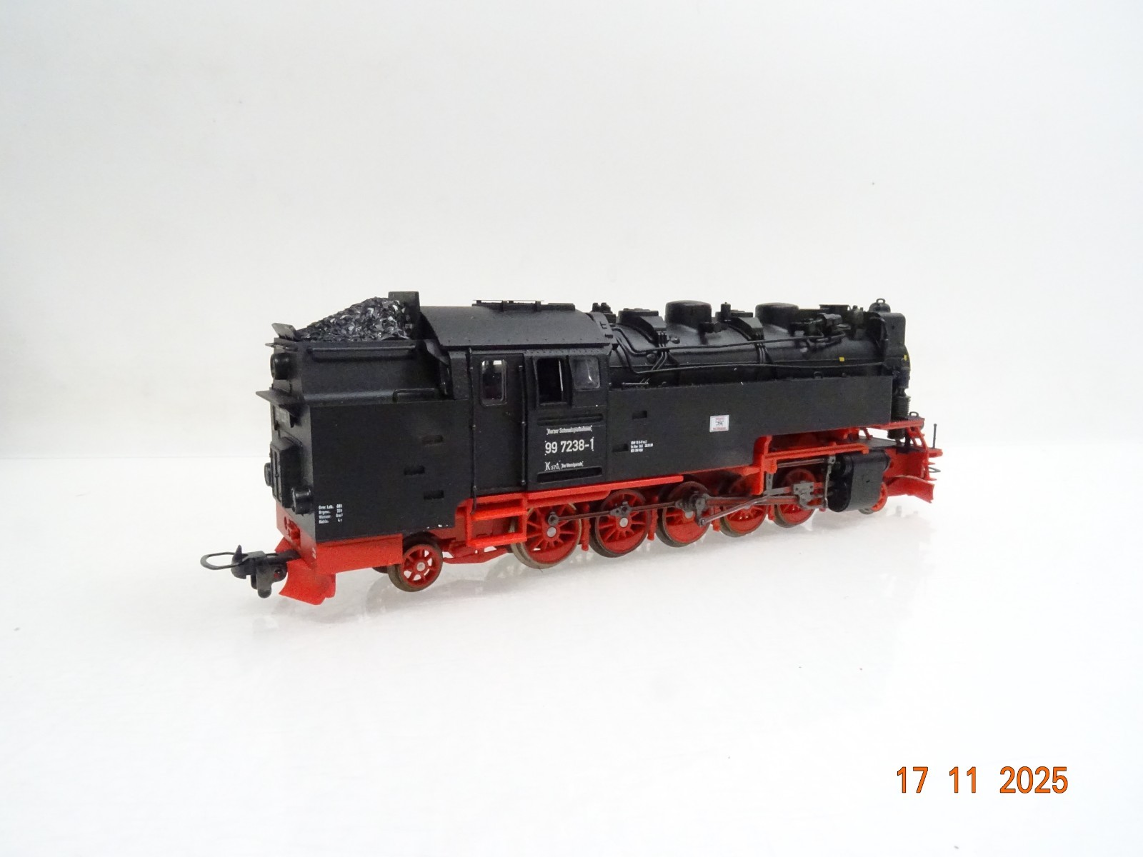 Tillig H0m 02926 Dampflok BR 99 7238-1 der HSB in OVP JL4523 – Bild 5