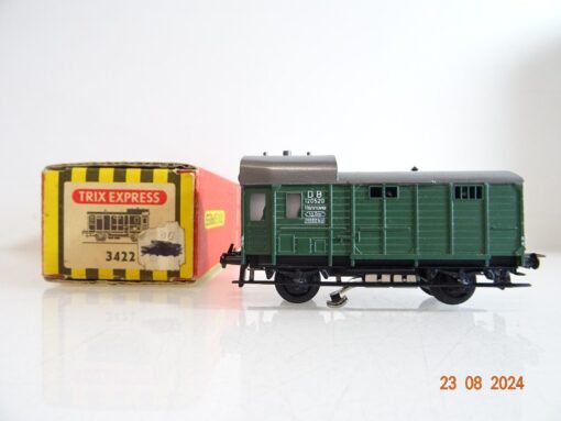 Trix Express H0 3422 Güterzugbegleitwagen der DB in OVP PR2201 – Bild 3