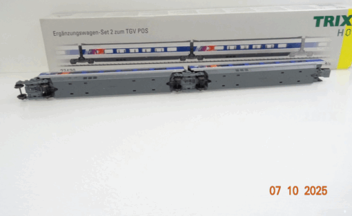Trix H0 23439 Ergänzungswagen-Set 2 zum TGV POS in OVP JL3385 – Bild 3