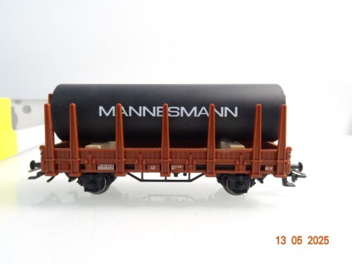 Trix H0 24200-12 AC Rungenwagen Ladegut Röhre Mannesmann der DB in OVP PR7580 – Bild 3