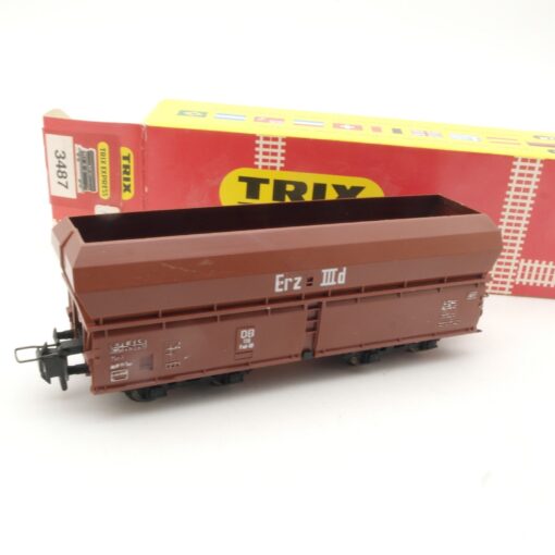 Trix H0 3487 Selbstentladewagen Erz der DB in OVP RR1517