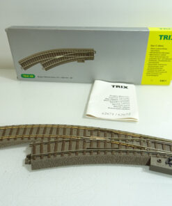 Trix H0 62671 C Gleis Bogenweiche links 360 mm R1 siehe Foto ein OVP CK1517