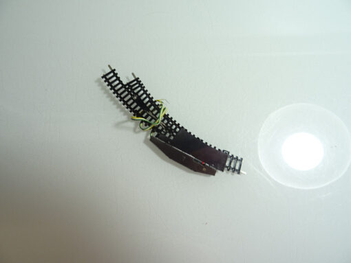 Trix Spur N 14966 Bogenweiche links mit Antrieb siehe Foto CK2085 o. – Bild 3