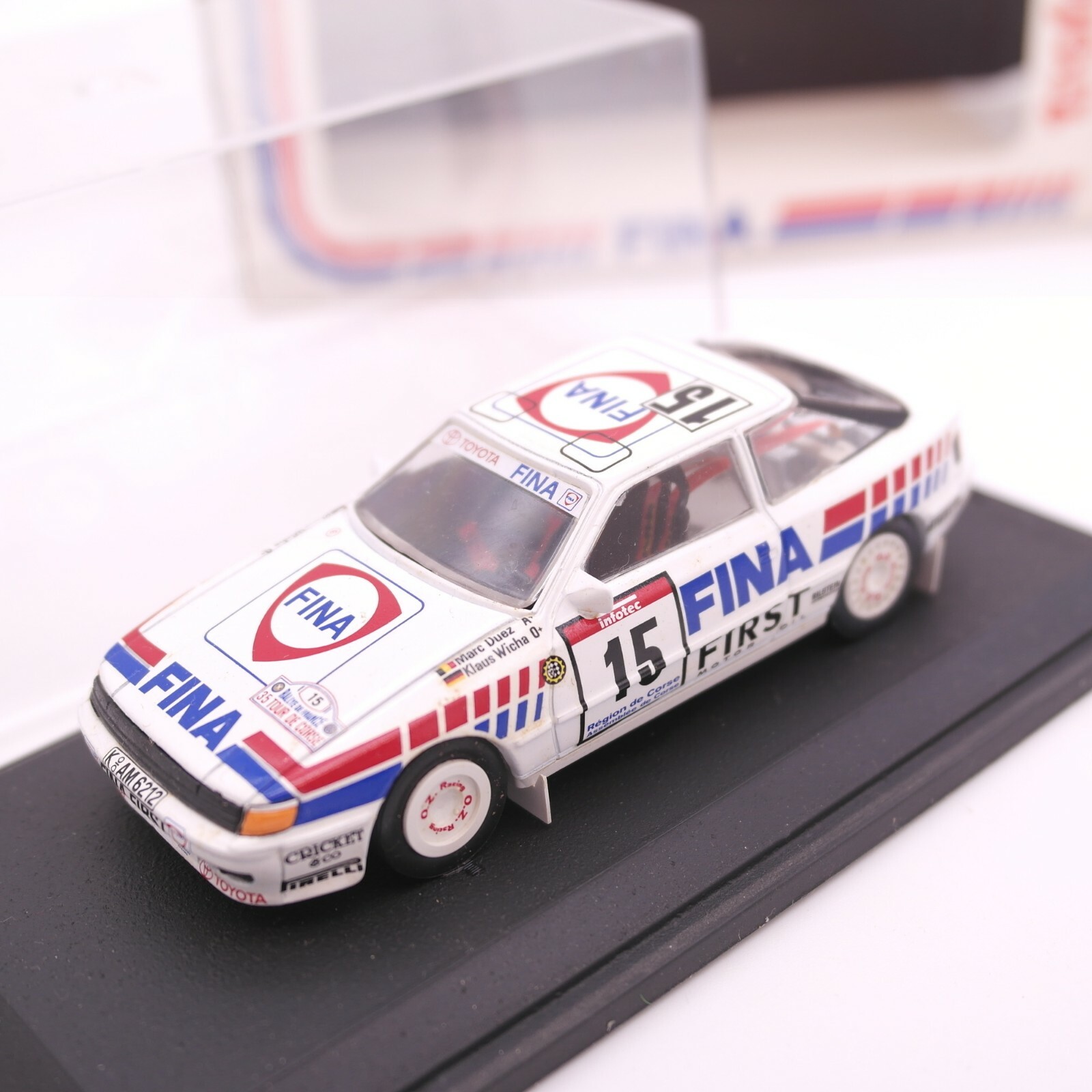 Trofeu 1:43 Toyota Celica GT4 Rallye Tour de Corse 1991 #15  in OVP RT2690