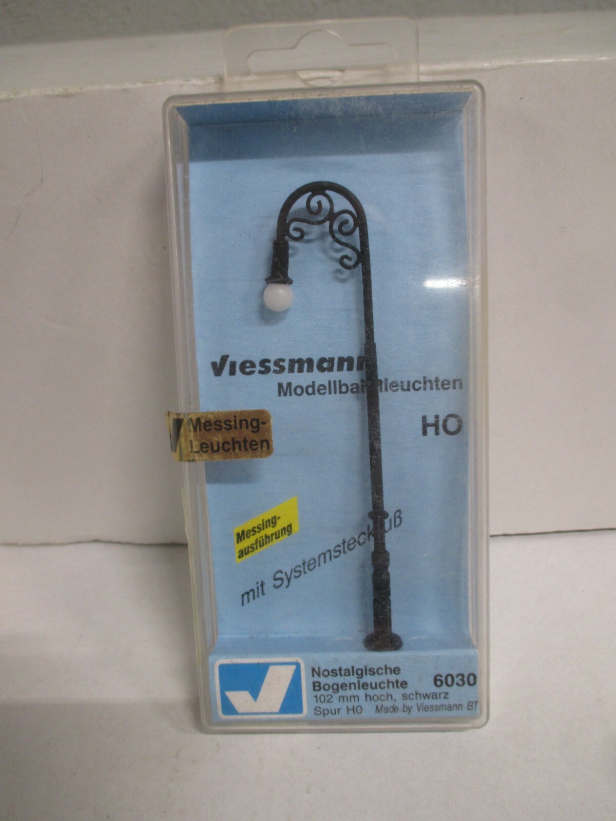 Viessmann H0 6030 Nostalgische Bogenleuchte 102 mm hoch, schwarz m.OVP WZ6371