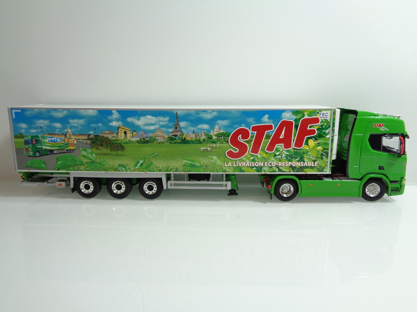 WSI 1:50 01-2712 LKW mit Kühlauflieger ScaniaR Highline Staf in OVP JD2648 – Bild 3