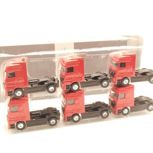 Werbemodell 1:87 DriversLine 6er-Set MB Actros Zugm. mit Zugmotor OVP ER4647