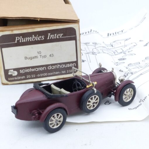 Western Models 1:43 Plumbies Inter 10 Bugatti Typ 43 in OVP EX7956 – Bild 3