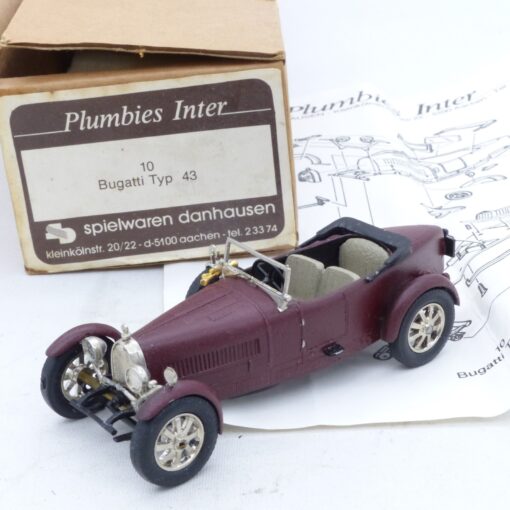 Western Models 1:43 Plumbies Inter 10 Bugatti Typ 43 in OVP EX7956