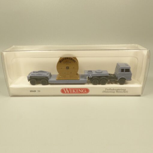Wiking 1:160 094939 Hanomag Henschel Tiefladesattelzug Nordkabel in OVP EX6383 – Bild 4