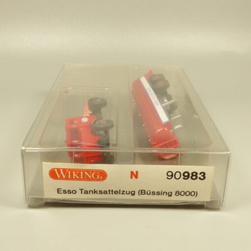 Wiking 1:160 N 90983 Büssing 8000 Tanksattelzug Esso in OVP EX6136 – Bild 3