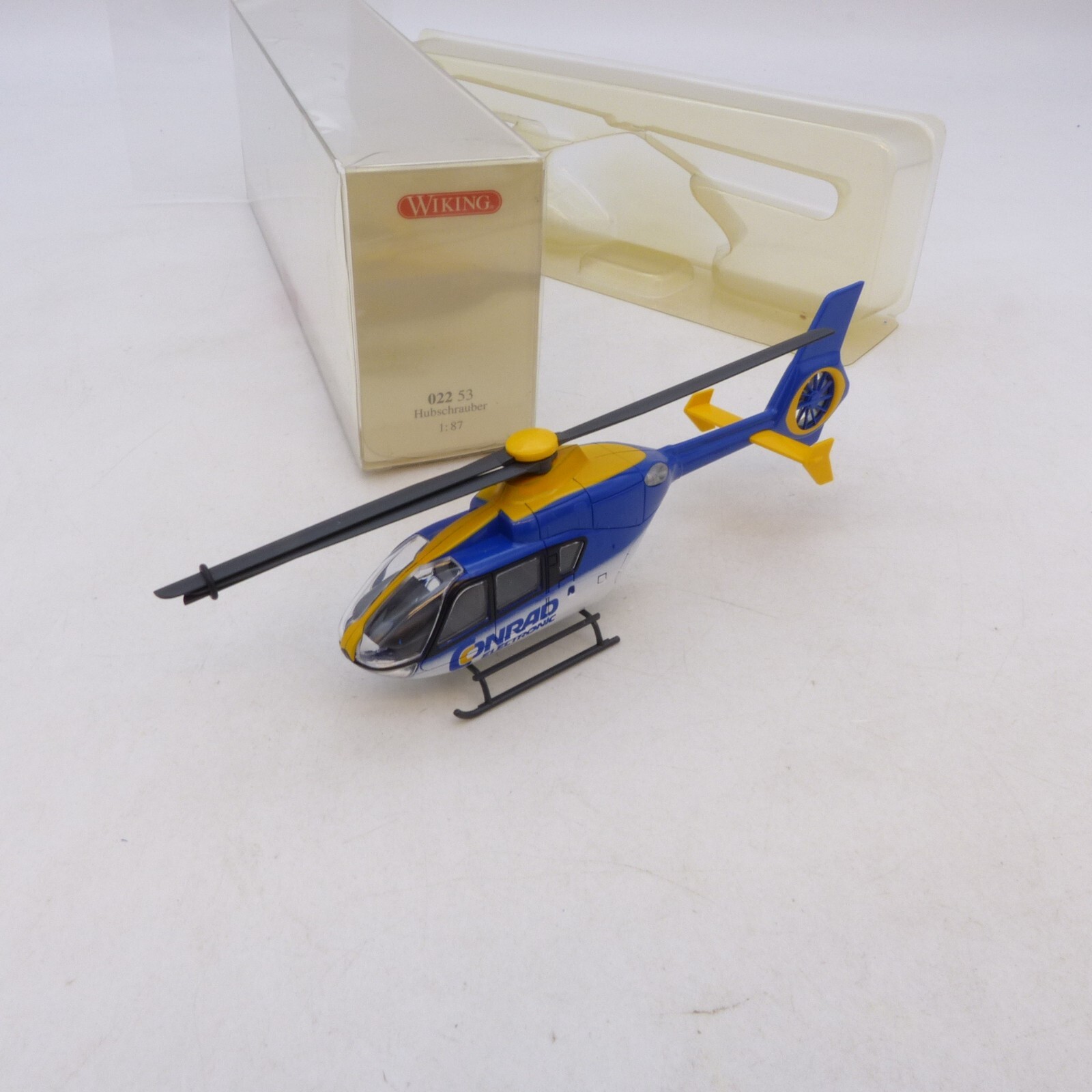 Wiking 1:87 022 53 Eurocopter EC135 Conrad Elecronic in OVP RG3333 – Bild 3