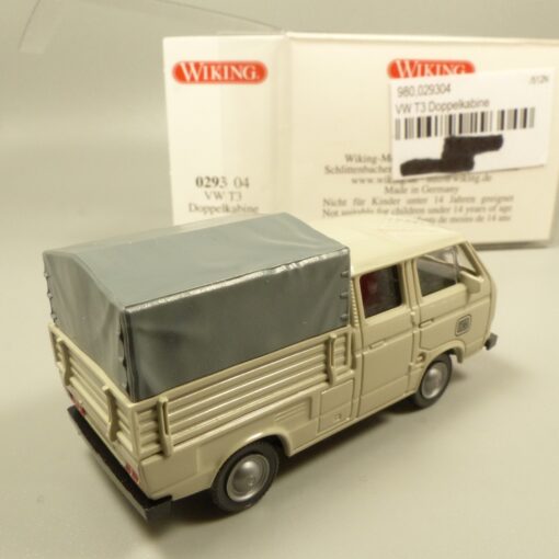 Wiking 1:87 029304 VW T3 Doppelkabine DB in OVP EX7493 – Bild 3