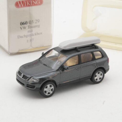 Wiking 1:87 060 03 29 VW Touareg mit Dachgepäckbox in OVP QR7275