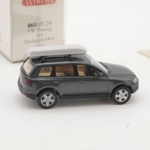 Wiking 1:87 0600329 VW Tuareg mit Dachgepäckbox in OVP QR6938 – Bild 3