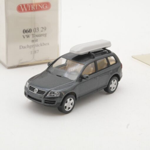 Wiking 1:87 0600329 VW Tuareg mit Dachgepäckbox in OVP QR6938