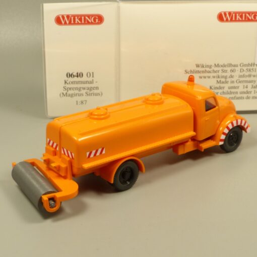 Wiking 1:87 064001 Magirus Sirius Kommunal - Sprengwagen in OVP EX7161 – Bild 3