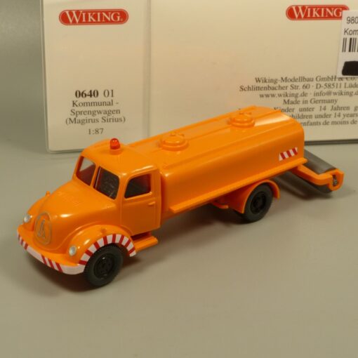 Wiking 1:87 064001 Magirus Sirius Kommunal - Sprengwagen in OVP EX7161