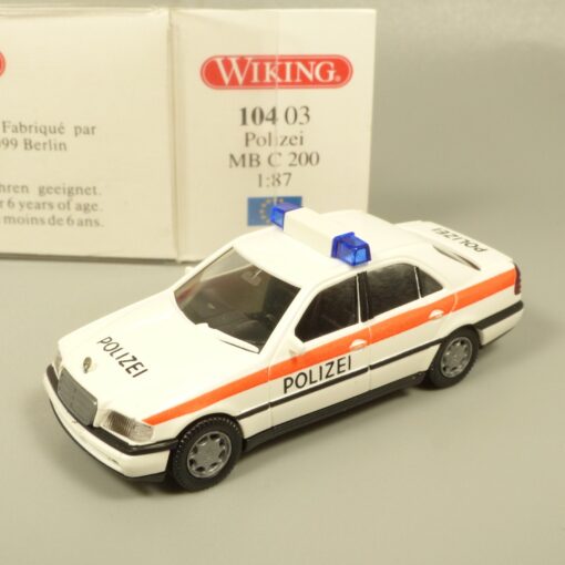Wiking 1:87 10403 Mercedes Benz C 200 Polizei in OVP EX7341