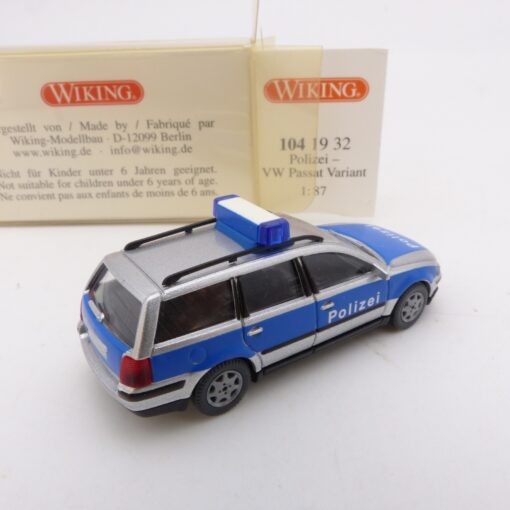 Wiking 1:87 1041932 VW Passat Variant Polizei in OVP EX6882 – Bild 3