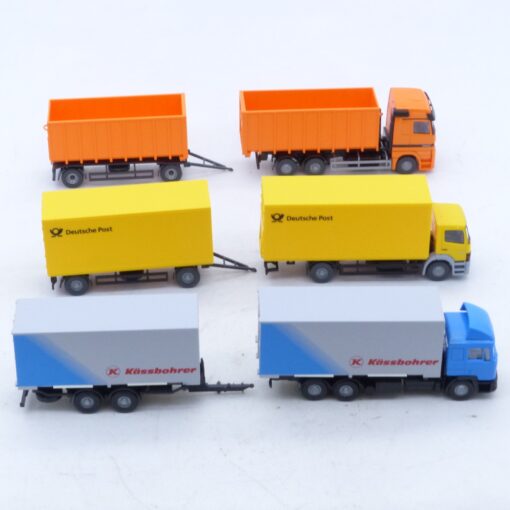 Wiking 1:87 3er-Pack diverse Hängerzug Modelle in Tüte siehe Bilder o. EX6976 – Bild 3