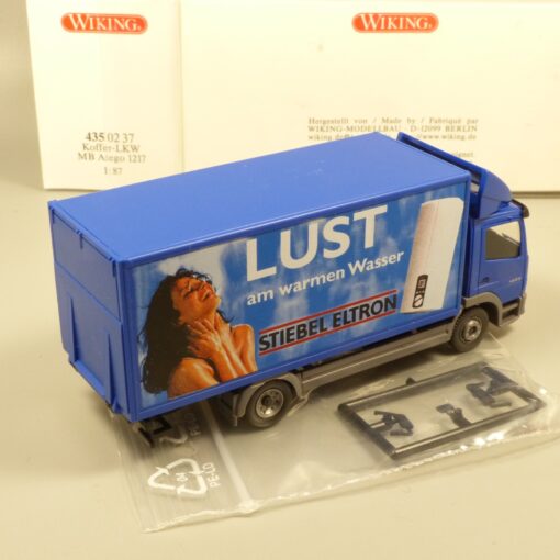 Wiking 1:87 4350237 MB Atego Koffer-LKW Stiebel Eltron in OVP EX7163 – Bild 3