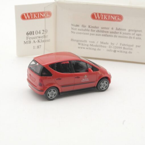 Wiking 1:87 6010429 Mercedes-Benz A-Klasse Feuerwehr Berlin in OVP QR6638 – Bild 3