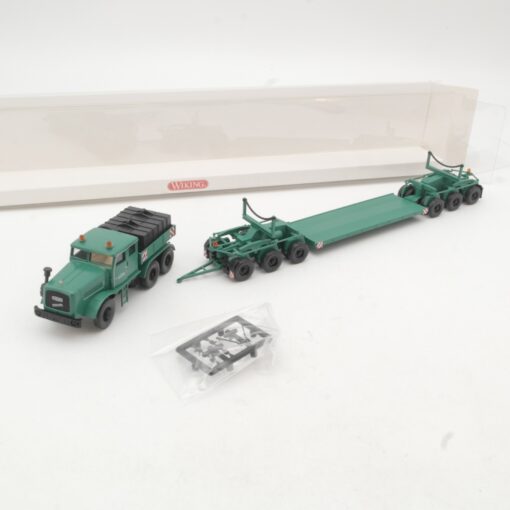 Wiking 1:87 851 37 50 Scheuerle Tieflader mit Schwerlastpritsche in OVP RR3344