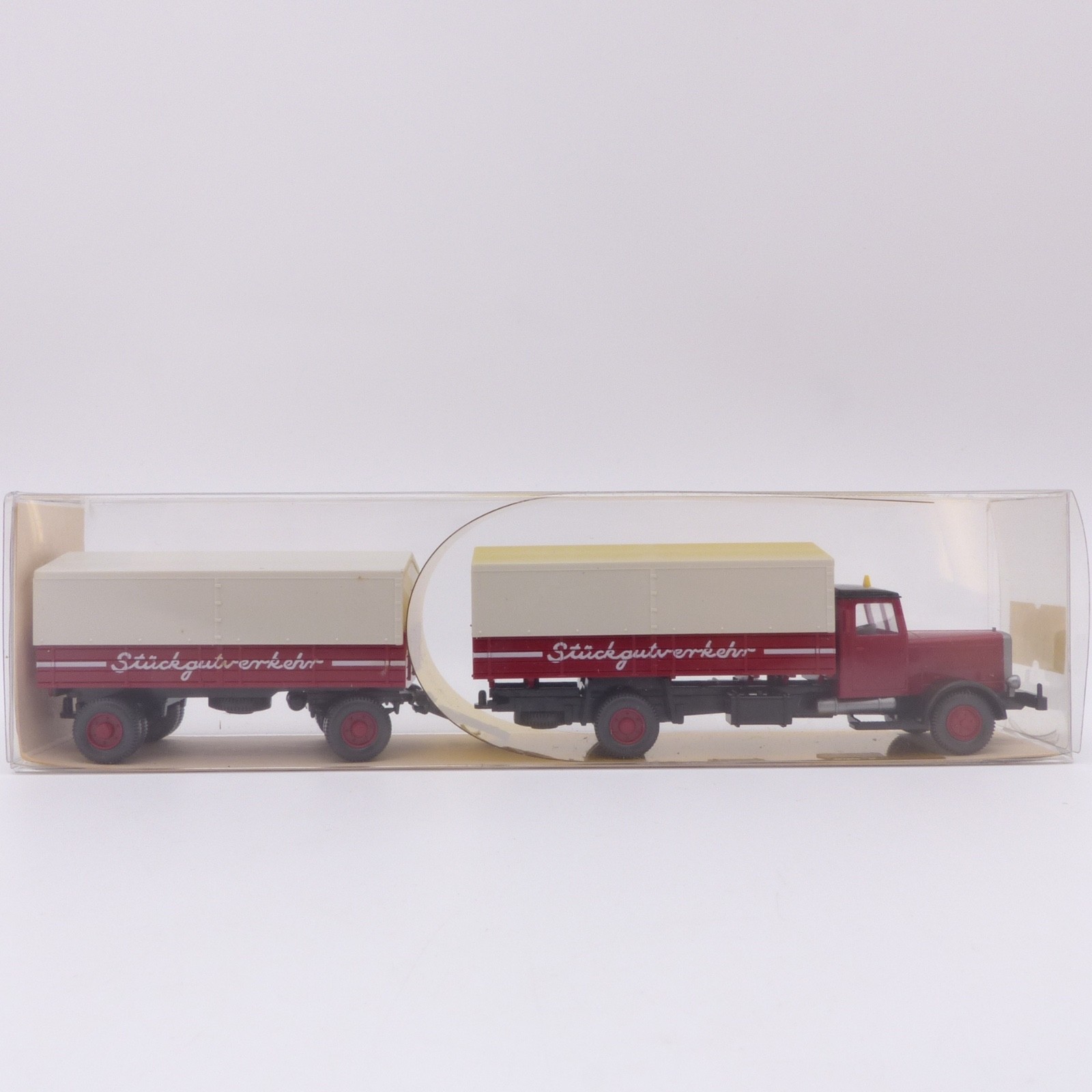 Wiking 1:87 85727 Hanomag Pritschen Lastzug Stückgutverkehr in OVP EX8215 – Bild 3