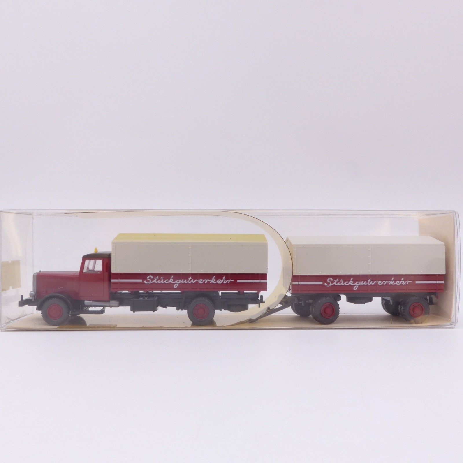 Wiking 1:87 85727 Hanomag Pritschen Lastzug Stückgutverkehr in OVP EX8215