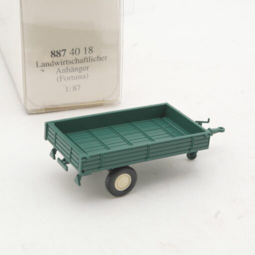 Wiking 1:87 887 40 18 Landwirtschaftlicher Anhänger in OVP RR3152 – Bild 3