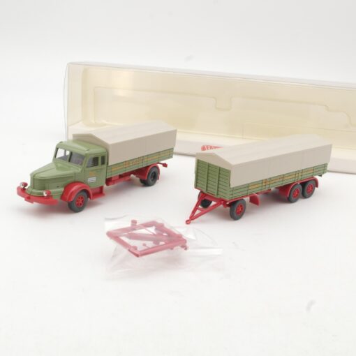 Wiking 1:87 891 01 41 Krupp Titan Pritschen-Lastzug  Wandt in OVP RR3350
