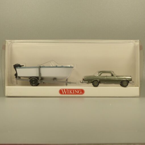 Wiking 1:87 8944030 Klassischer PKW Mercedes mit Motorboot in OVP EX7155 – Bild 4