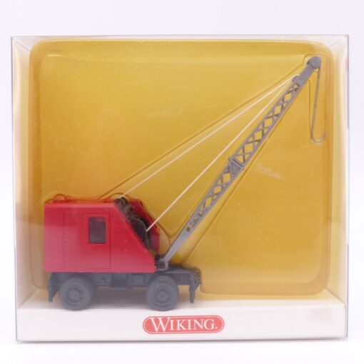 Wiking 1:87 8960134 Mobilkran rot/schwarz in OVP EX7310 – Bild 4