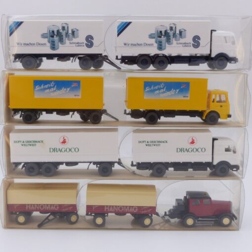 Wiking 1:87 Diverse Hängerzug Modelle im 4er Pack teilweise in OVP EX3029A – Bild 3