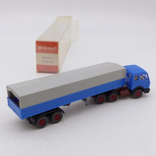 Wiking 1:87 GK 515 MB 2632 NG Sattelzug blau neutral in OVP EX7313 – Bild 3