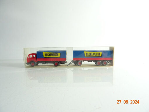 Wiking 1:87 H0 455 MB 1632 Fernlastzug Heckewerth in OVP TF964