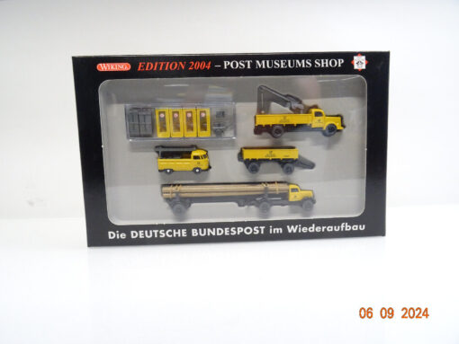 Wiking 1:87 H0 80-08 Die Deutsche Bundespost im Wiederaufbau in OVP TF1023