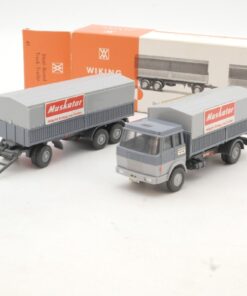 Wiking 1:87 Hanomag Henschel Stahl-Pritschen-Sattelzug, s. Bilder in OVP QR1112