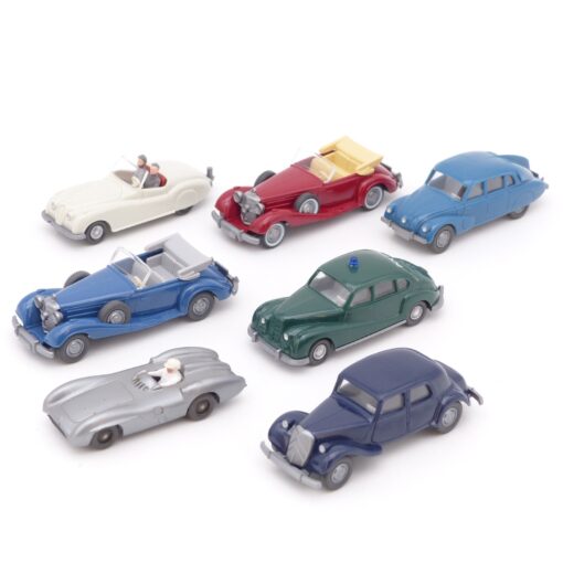 Wiking 1:87 Konvolut diverse alte PKW Modelle in Tüte siehe Bilder o. EX7387