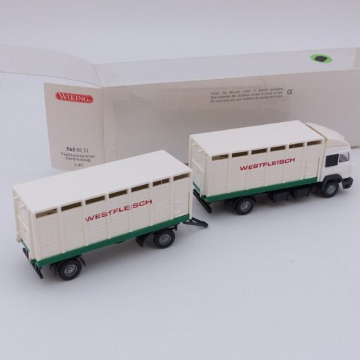 Wiking 1:87 Nr.: 5650131 Iveco Viehtransporter Westfleisch, in OVP EX2736 – Bild 3