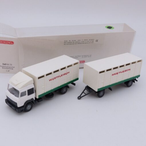 Wiking 1:87 Nr.: 5650131 Iveco Viehtransporter Westfleisch, in OVP EX2736