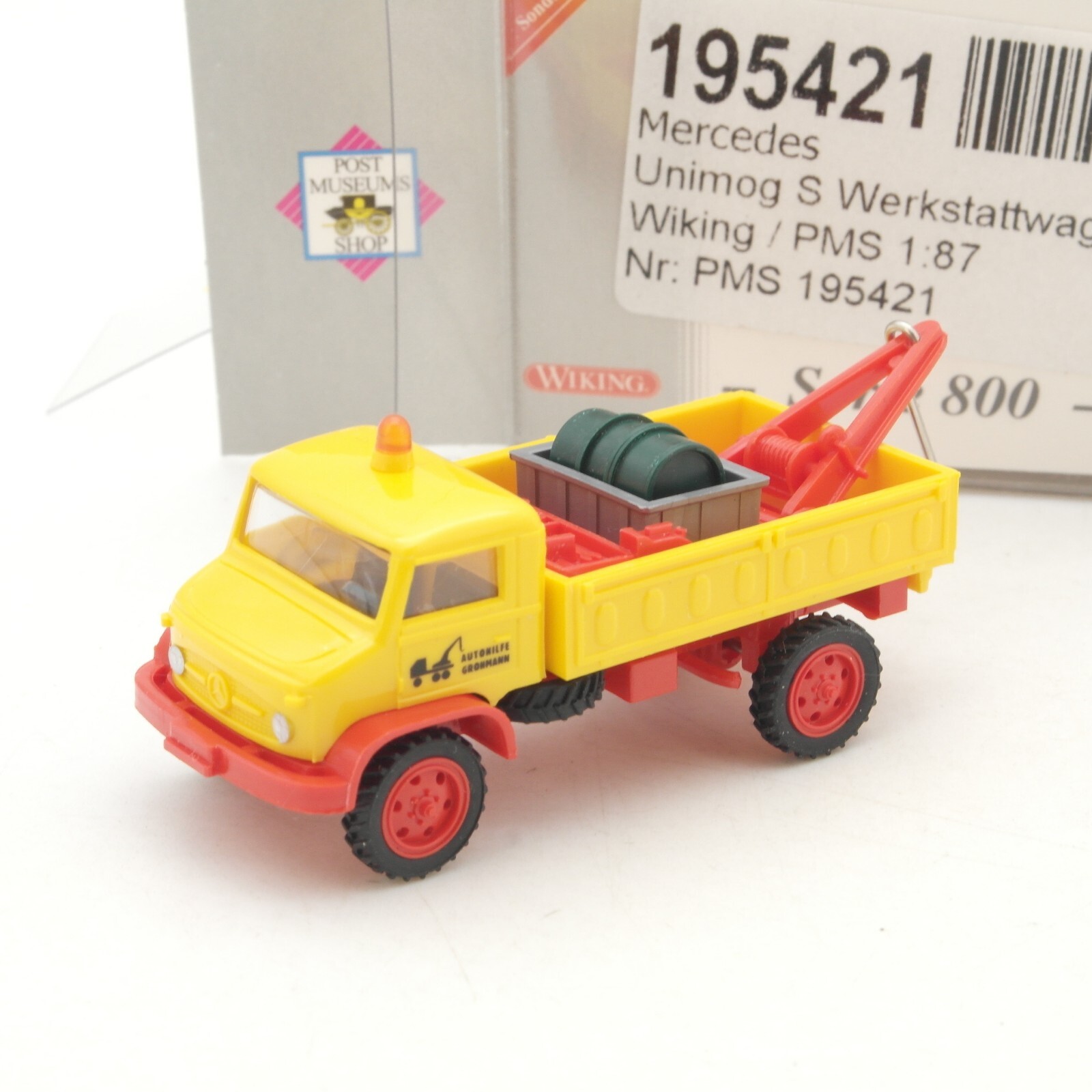 Wiking 1:87 PMS 195421 MB Unimog Werkstattwagen in OVP RG8493