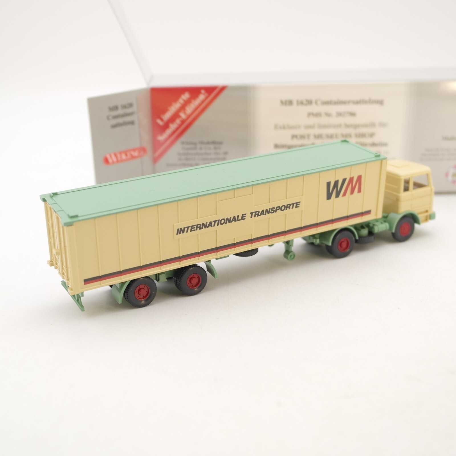Wiking 1:87 PMS 202786 MB LP 1620 Containersattelzug neuwertig in OVP RG8294 – Bild 3