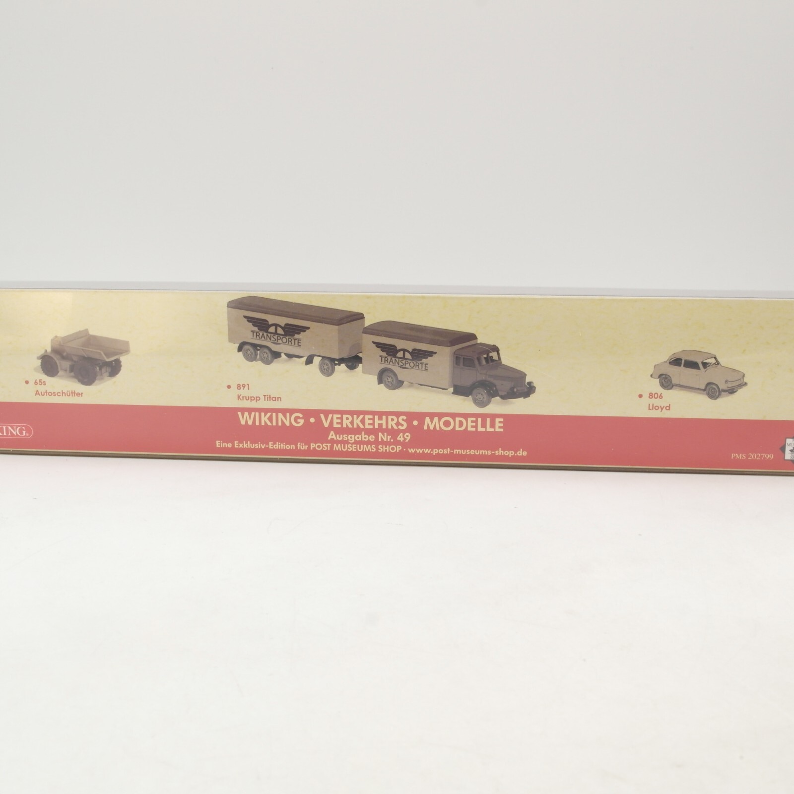 Wiking 1:87 PMS 202799 Verkehrs-Modelle Ausgabe Nr. 49 neuwertig in OVP RG9004 – Bild 5
