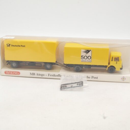 Wiking 1:87 PMS 82-09 MB Atego 1823 Festkoffer-Lastzug Post in OVP QR1109 – Bild 4