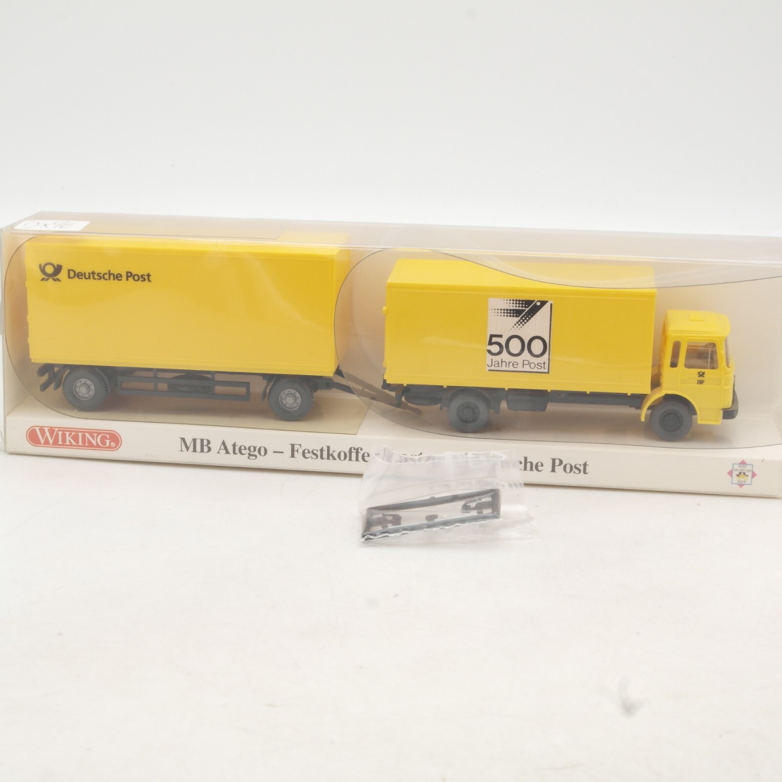 Wiking 1:87 PMS 82-09 MB Atego 1823 Festkoffer-Lastzug Post in OVP QR1109 – Bild 4